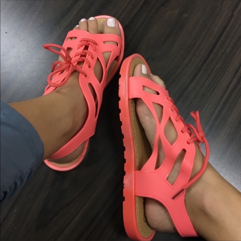 Jelly Sandals in peach - Picture 3 of 4